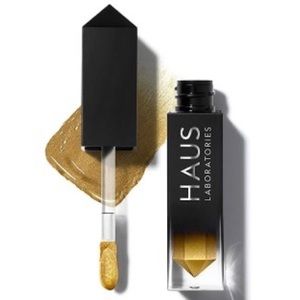 HAUS LABORATORIES Glam Attack Liquid Shimmer Powder-Legend. Shine, Metallic, Fit